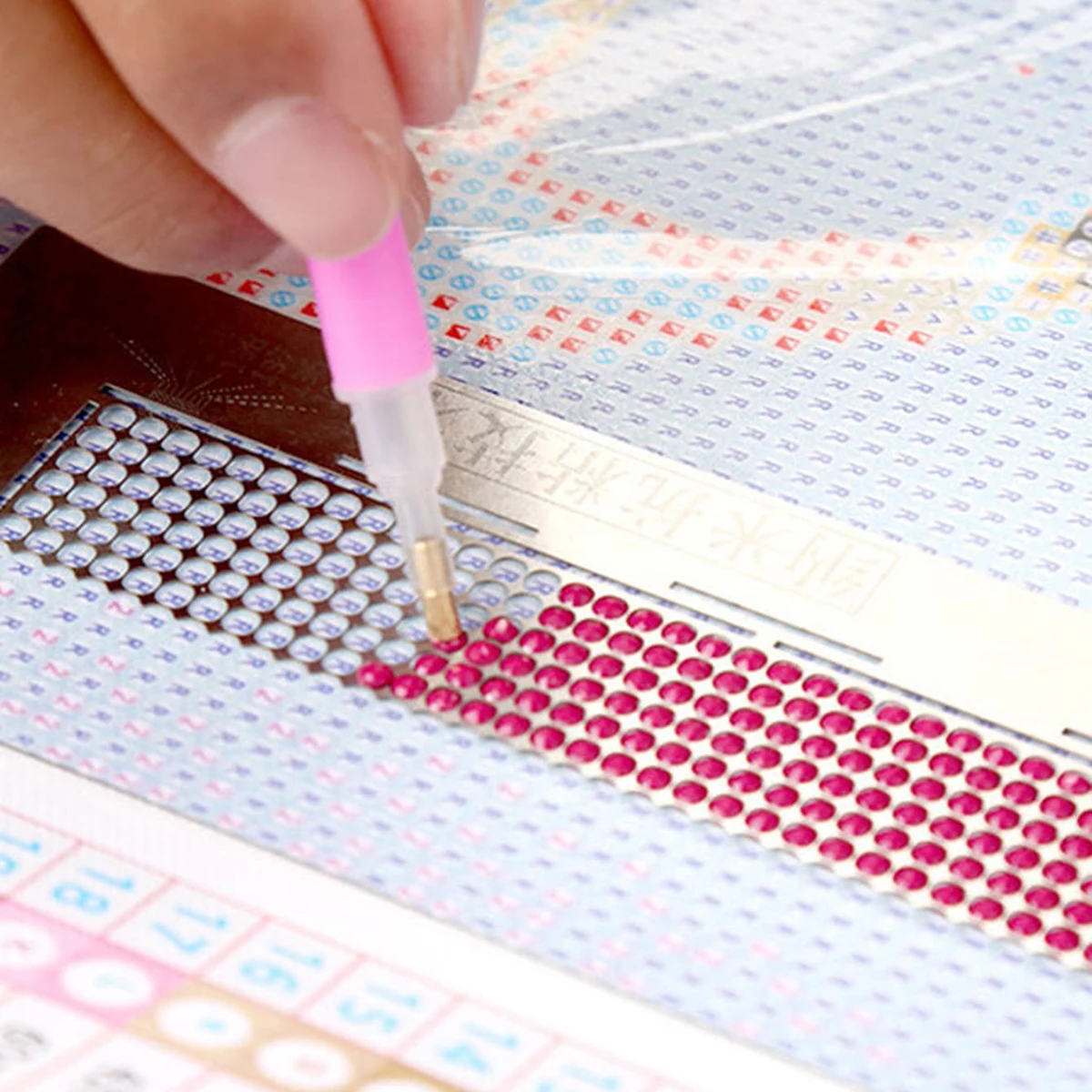 Photography Geometry - 1pc- Diamond Craft Tools Net Ruler