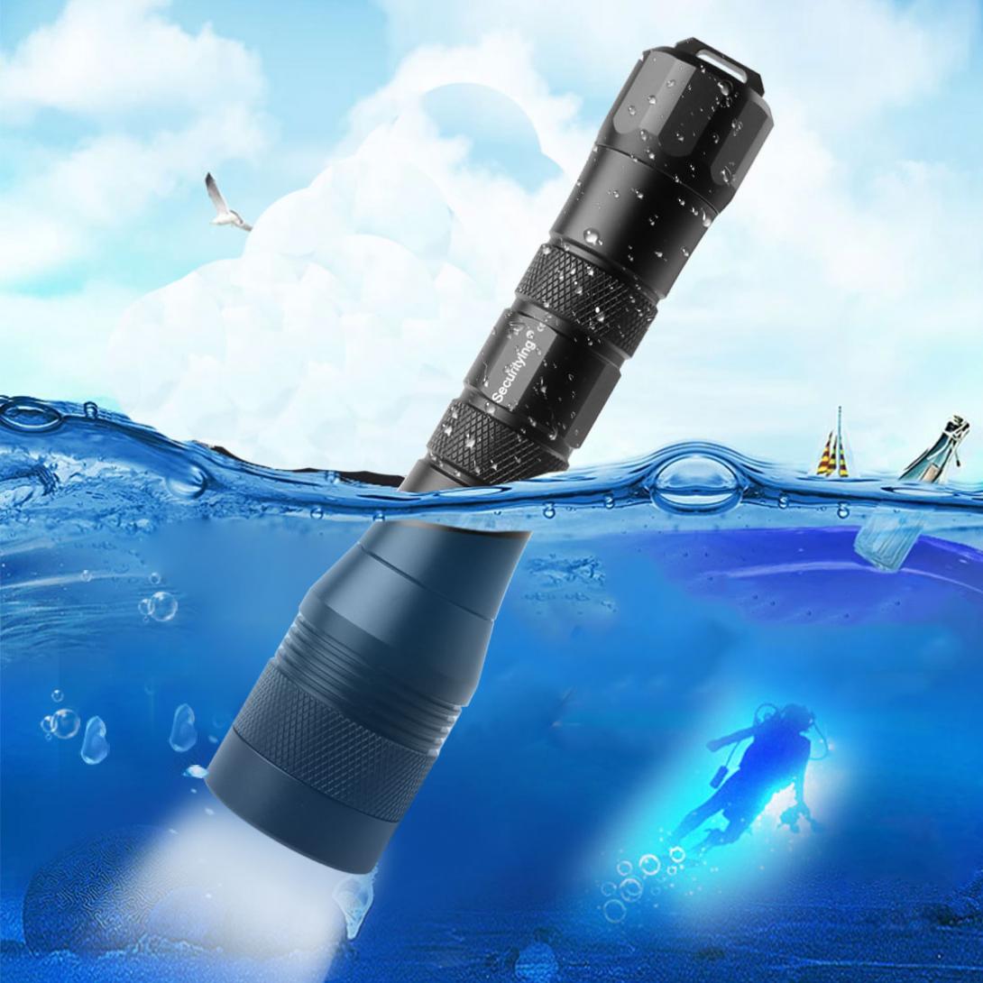 Photography High Angle - LED Diving Flashlight Wide 120 °/