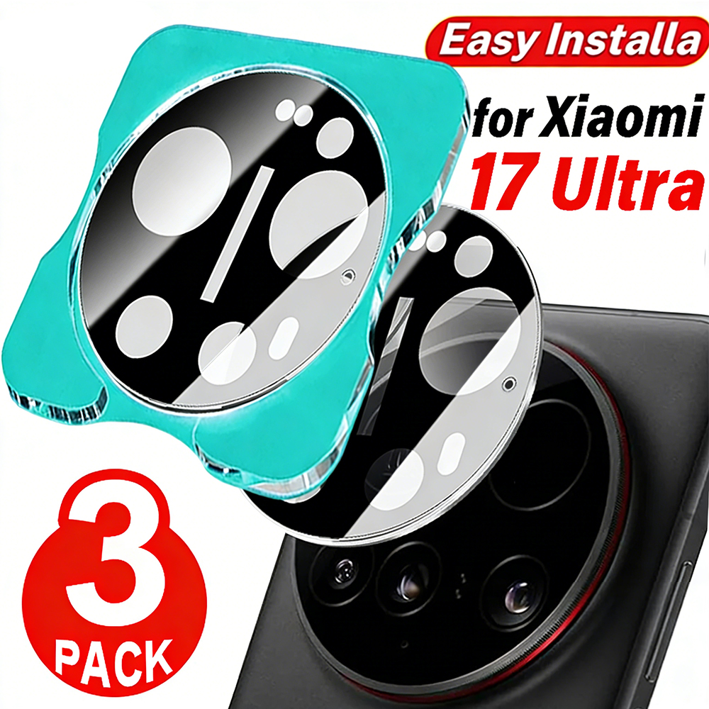 Photography Xiaomi 17 Ultra - Easy Installation Tempered Glass Camera Protector