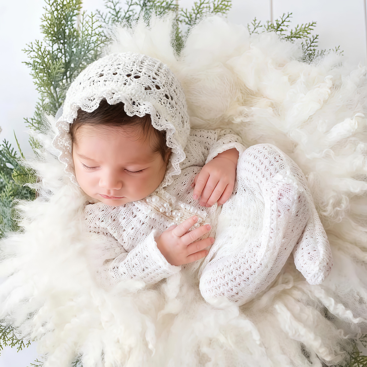Photography Hd - Ylsteed 2Pcs Newborn Photography Romper Footed