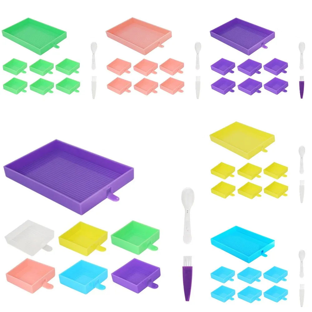Photography Geometry - 6 Grid Palette Diamond Painting Tray