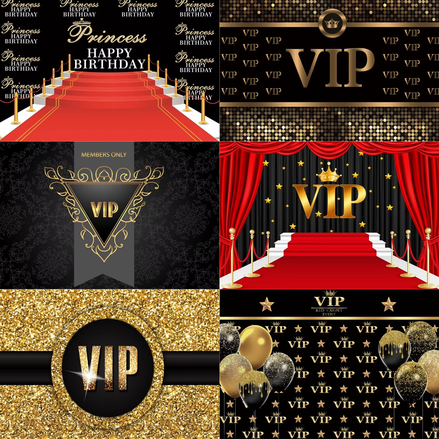 Photography Darkroom - Vip Party Red Carpet Stage Background