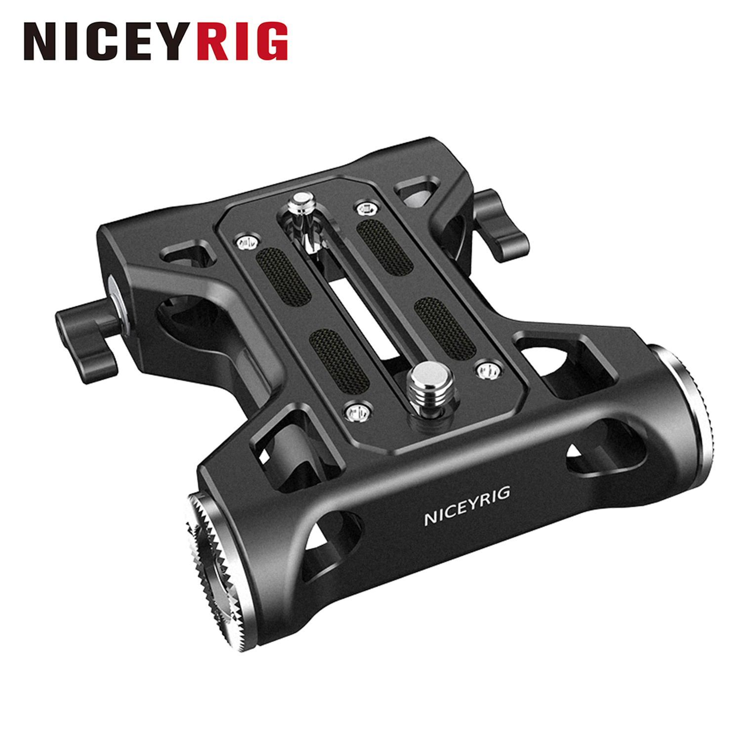 Camera Cage Baseplate - NICEYRIG Camera Baseplate with Rosette Mount