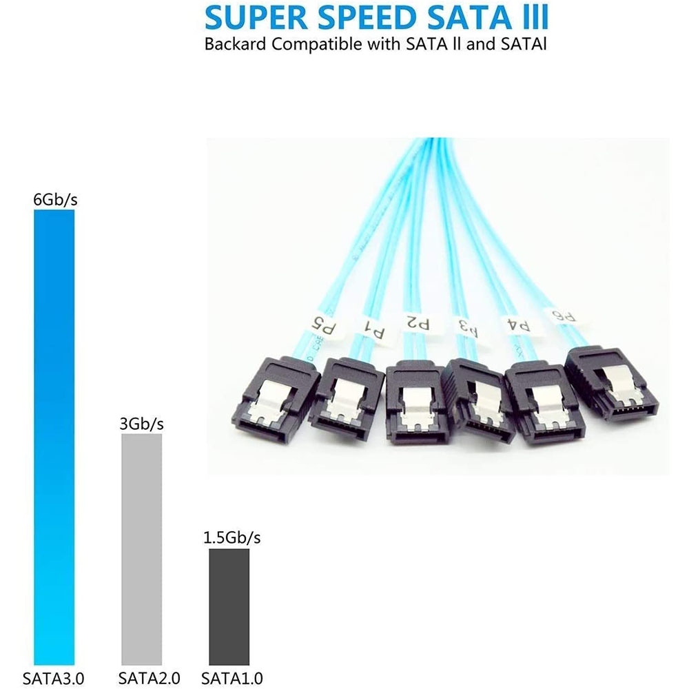4/6 pcs/set Sata To Sata Cable - Photography Date reseña y precio