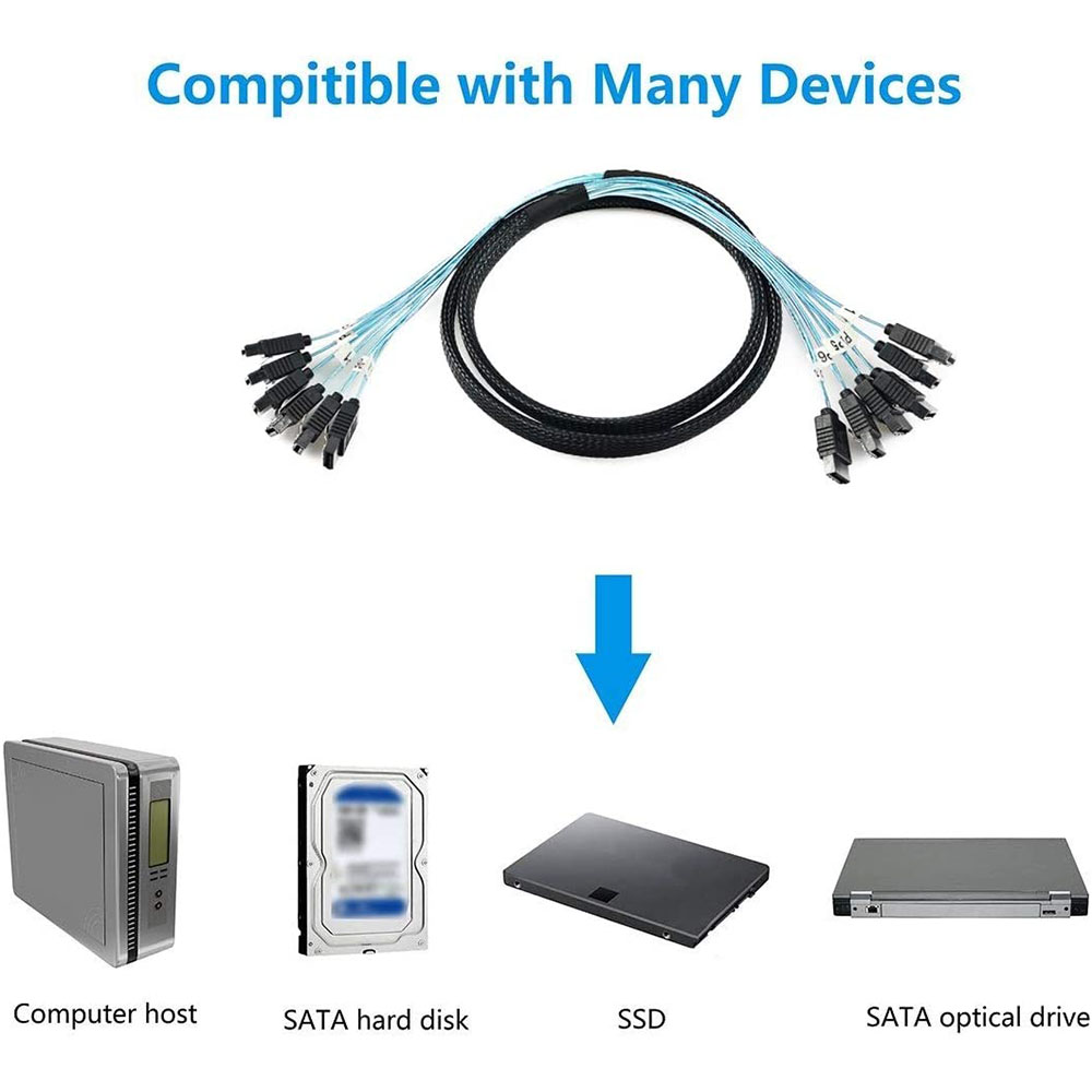 4/6 pcs/set Sata To Sata Cable - Photography Date reseña y precio