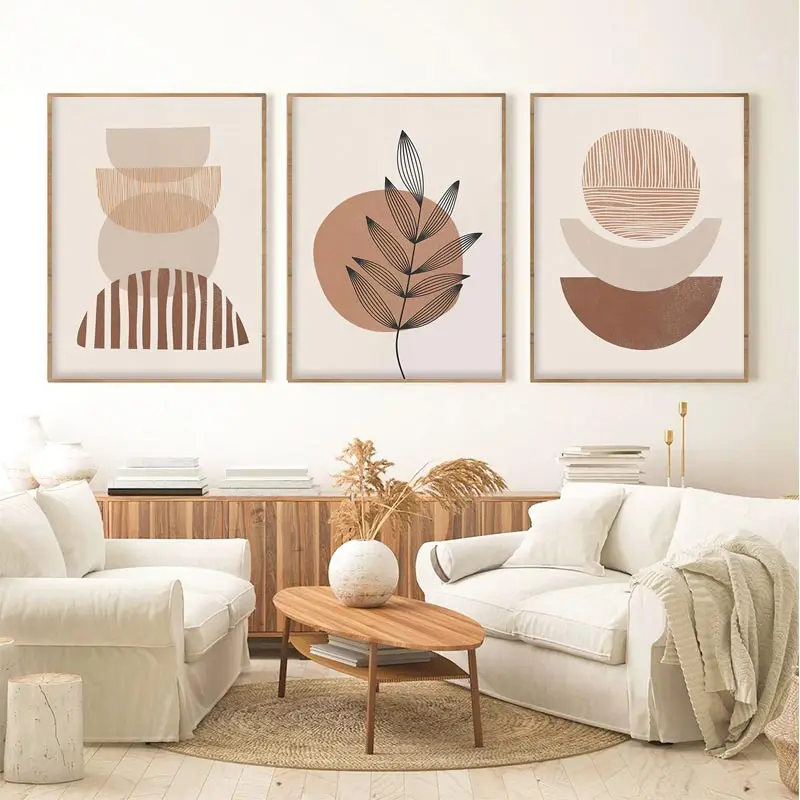 3pcs Abstract Boho Minimalist  - Photography Geometry reseña y precio