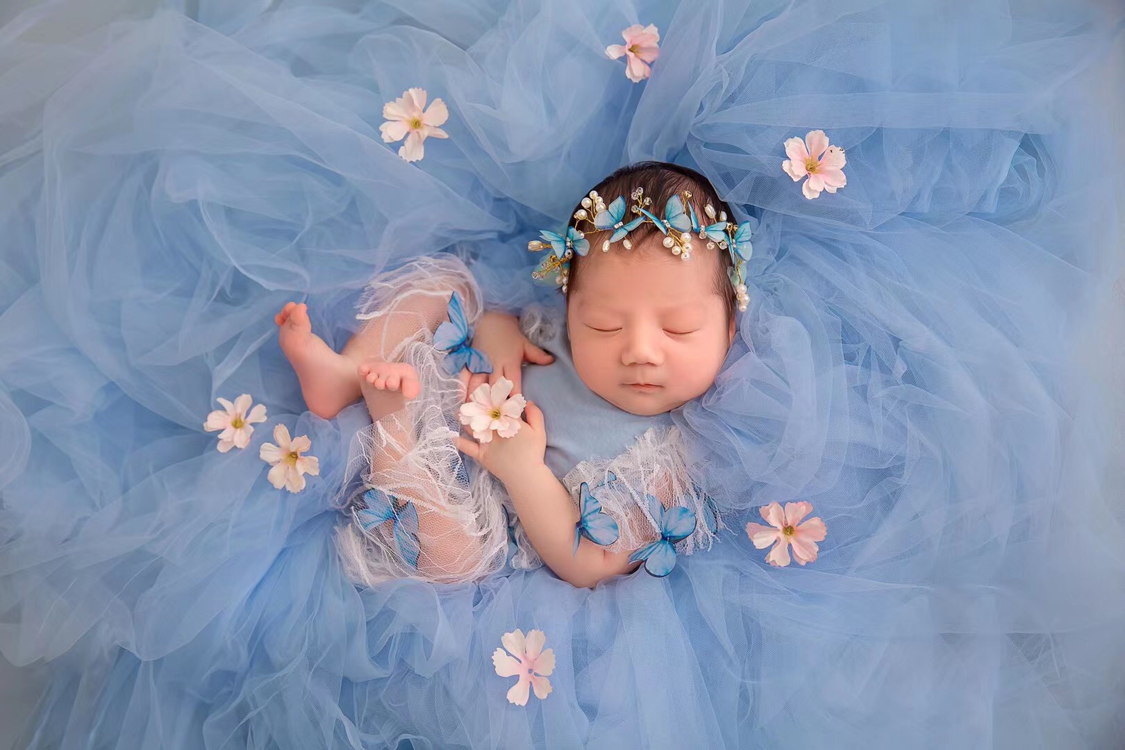 Newborn Photography Props Mesh - Photography Background reseña y precio