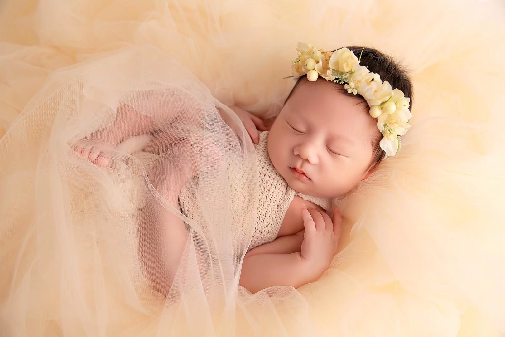 Newborn Photography Props Mesh - Photography Background reseña y precio