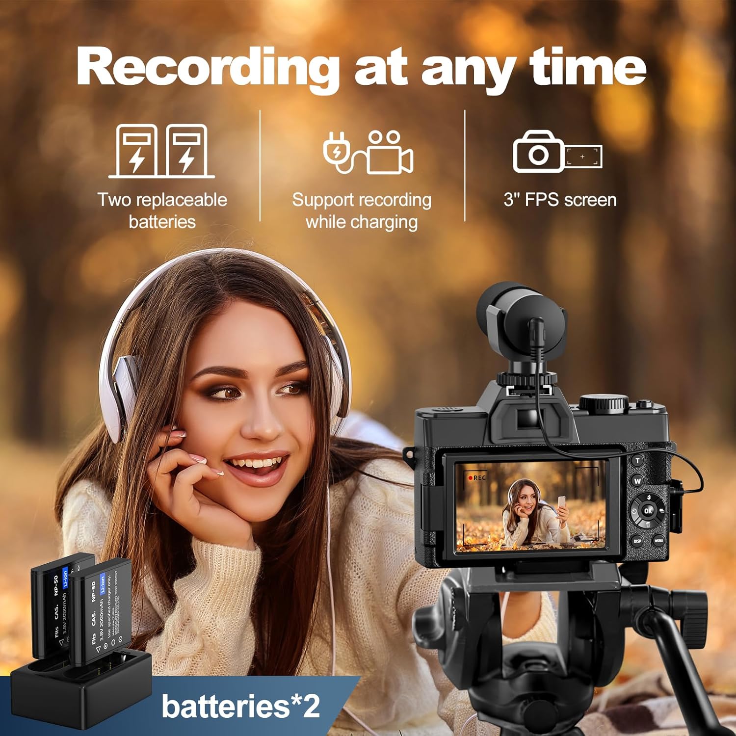 NBD 4K&48MP Digital Camera S10 - Photography Nature Images reseña y precio