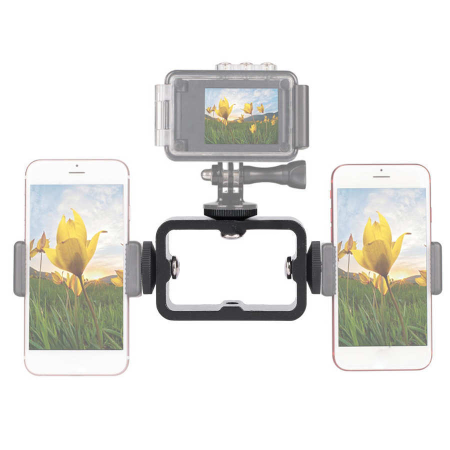 3 in 1 Holder Head Mount Flash - Camera Cage Baseplate reseña y precio
