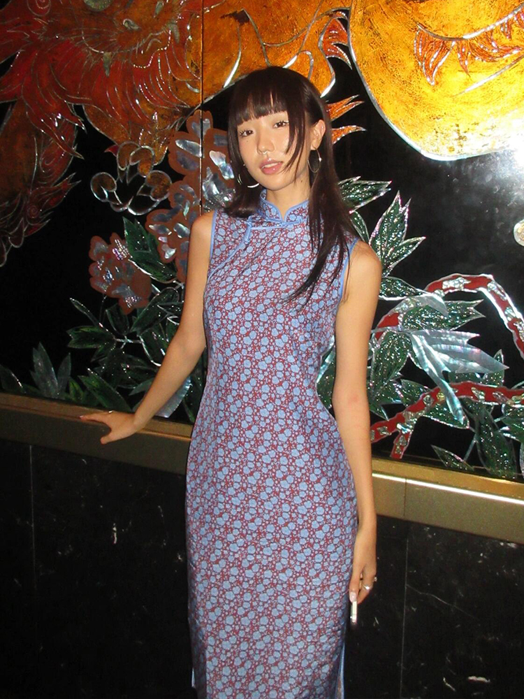 Elegant Floral Print Qipao Dre - Photography Young reseña y precio