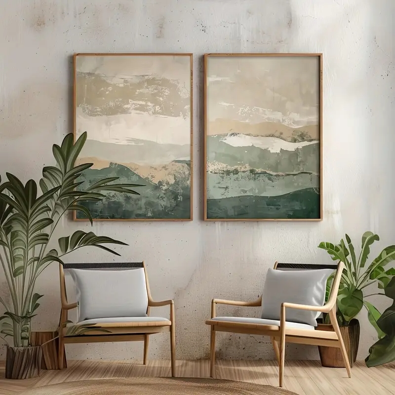 2pcs/set Wabi Sabi Abstract Ge - Photography Geometry reseña y precio