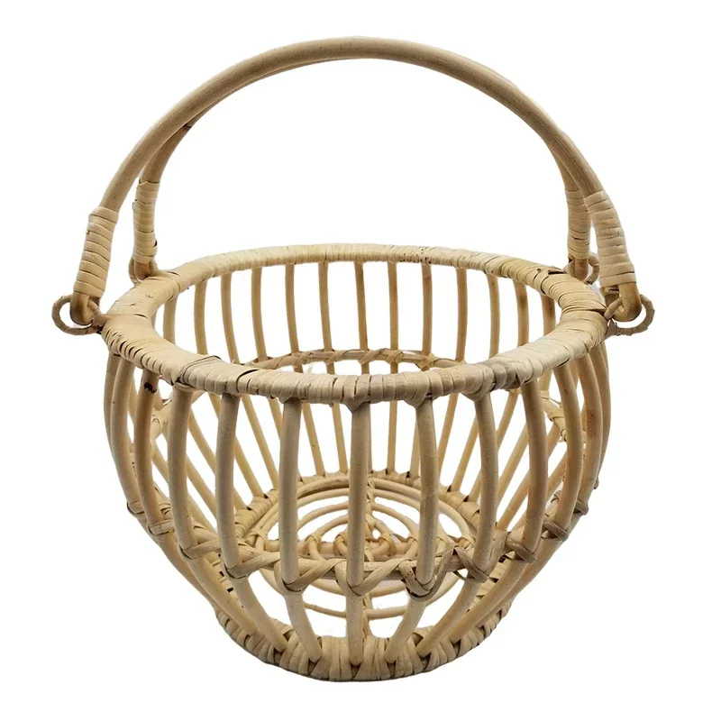 Infant Posing Bed Retro Rattan - Photography Background reseña y precio