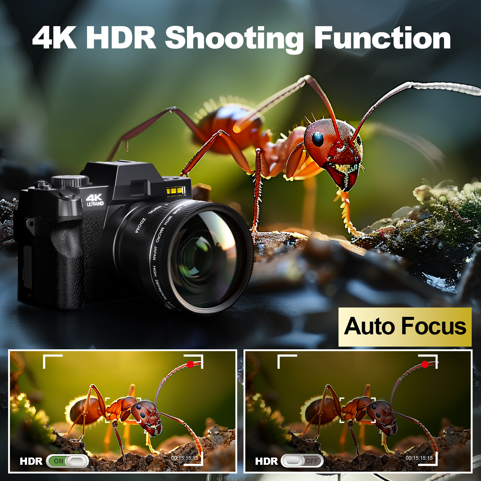 NBD 48MP Digital Cameras for P - Photography Nature Images reseña y precio