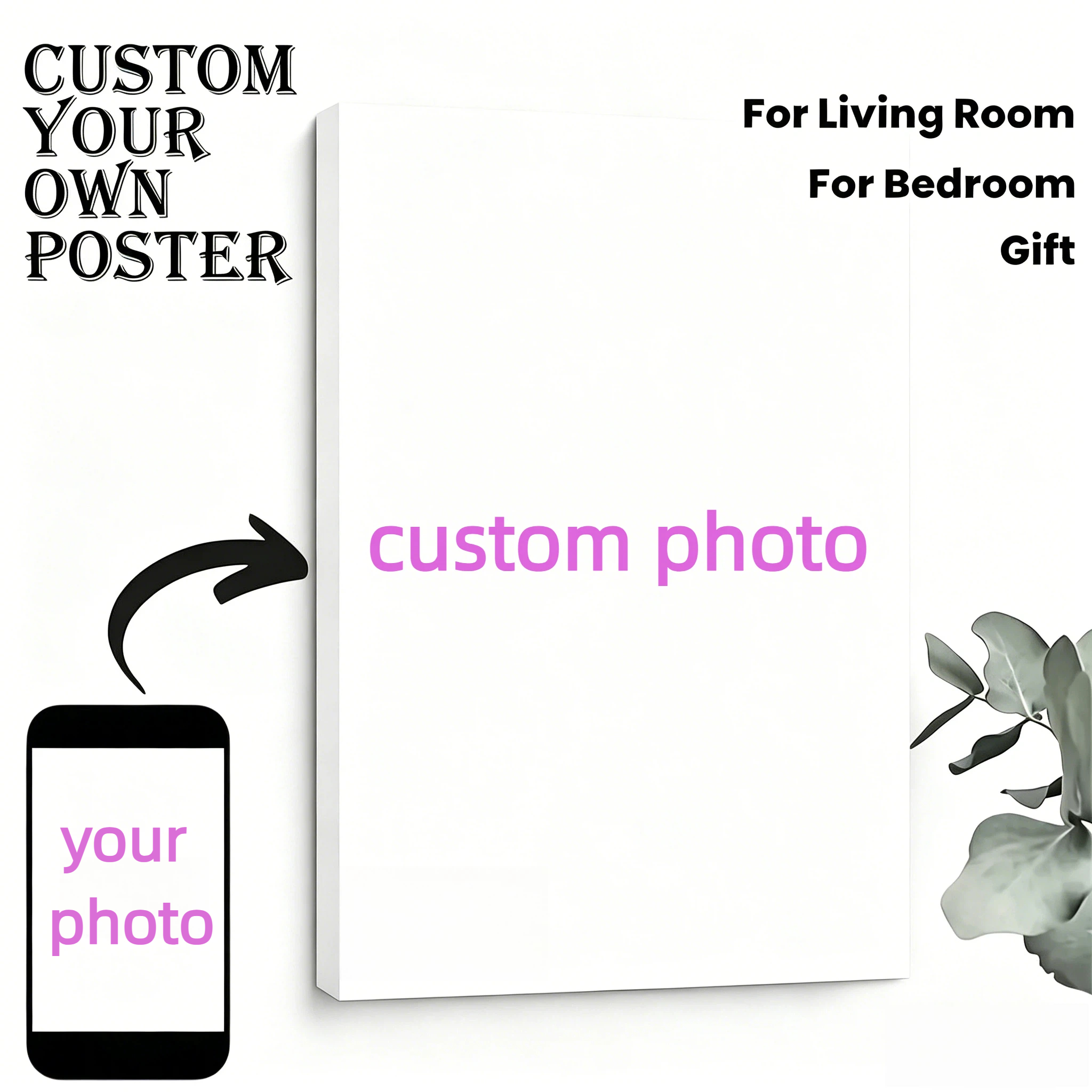 Custom Personal Photo Canvas W - Photograph Lyrics reseña y precio