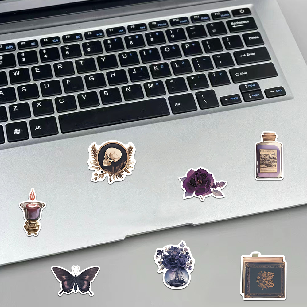 50PCS Dark Academia Stickers A - Photography Night reseña y precio