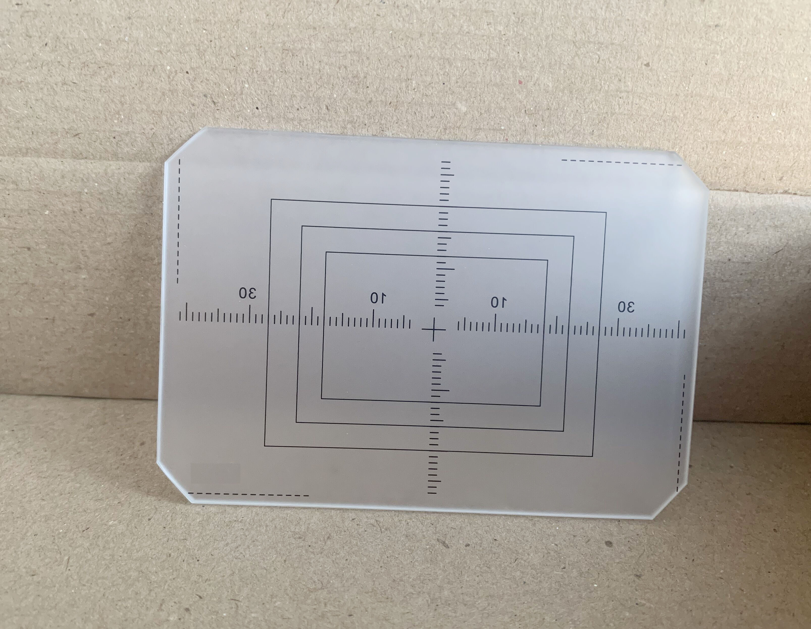 Grid Ground Glass Focusing Scr - Photography Darkroom reseña y precio