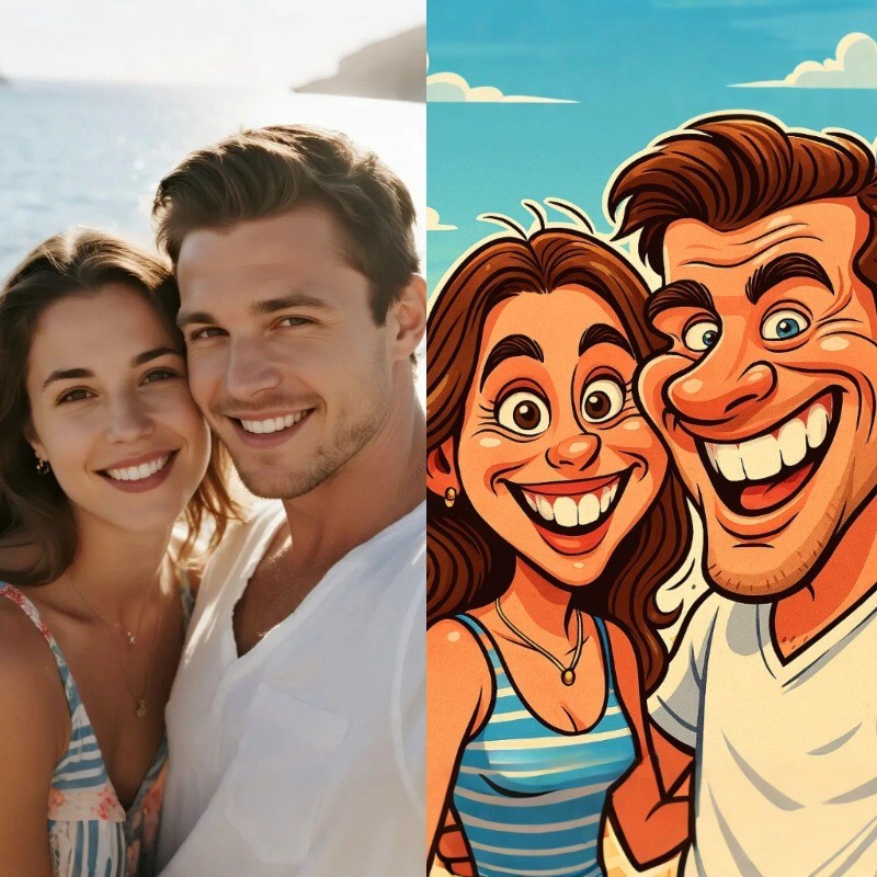 Custom Family Cartoon Poster F - Photograph Lyrics reseña y precio