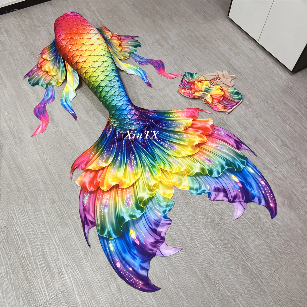 Mermaid tail rainbow-colored l - Photography Hd reseña y precio
