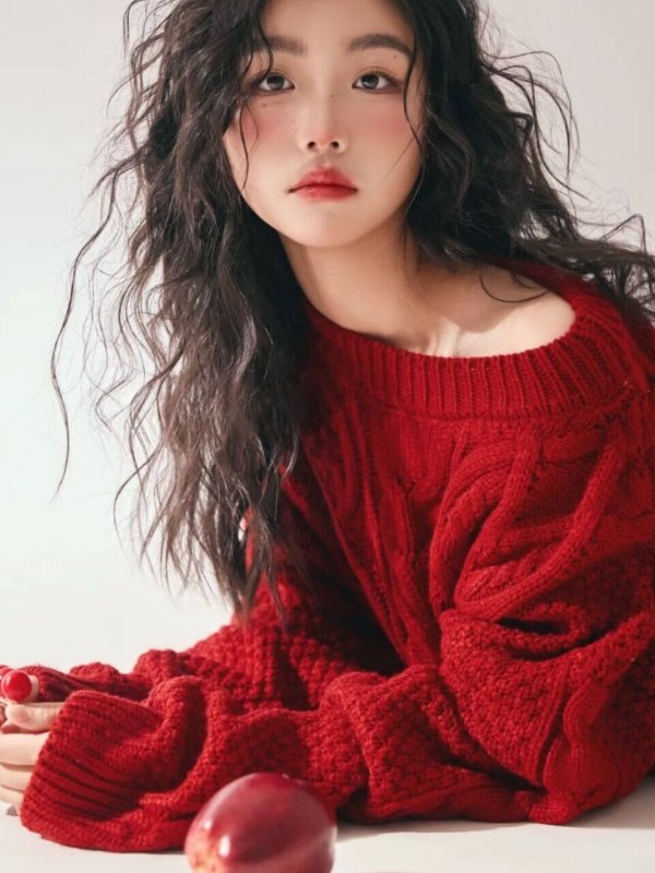 Red Sweater Girl Studio Art Ph - Photography Young reseña y precio