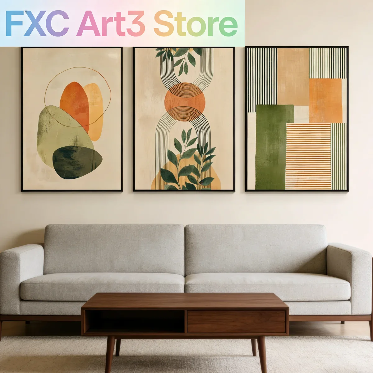 3pcs/Set frameless canvas, Boh - Photography Geometry reseña y precio