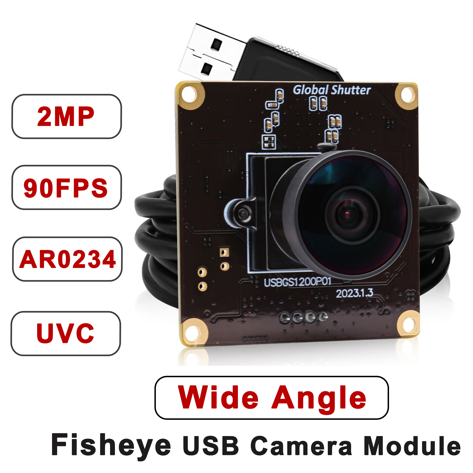 ELP 1200P 90fps Global Shutter - Photography High Angle reseña y precio
