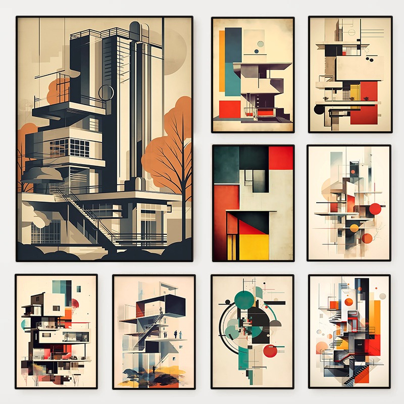 Vintage Minimalist Bauhaus Arc - Photography Geometry reseña y precio