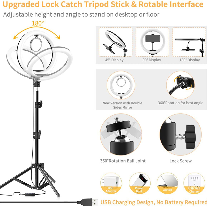 Video Light 16/26/33cm Selfie  - Photography Darkroom reseña y precio
