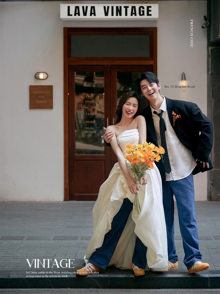 Korean Style Denim Young Coupl - Photography Young reseña y precio