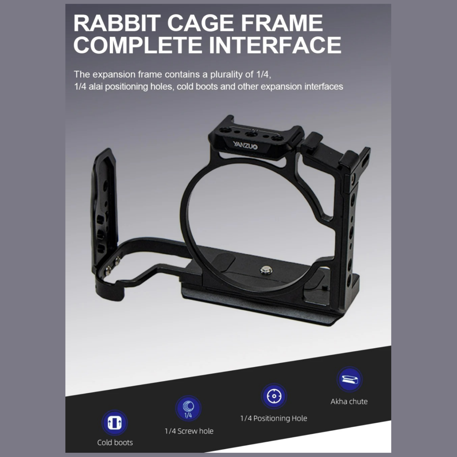 YANZUO Camera Cage Suitable fo - Camera Cage Baseplate reseña y precio