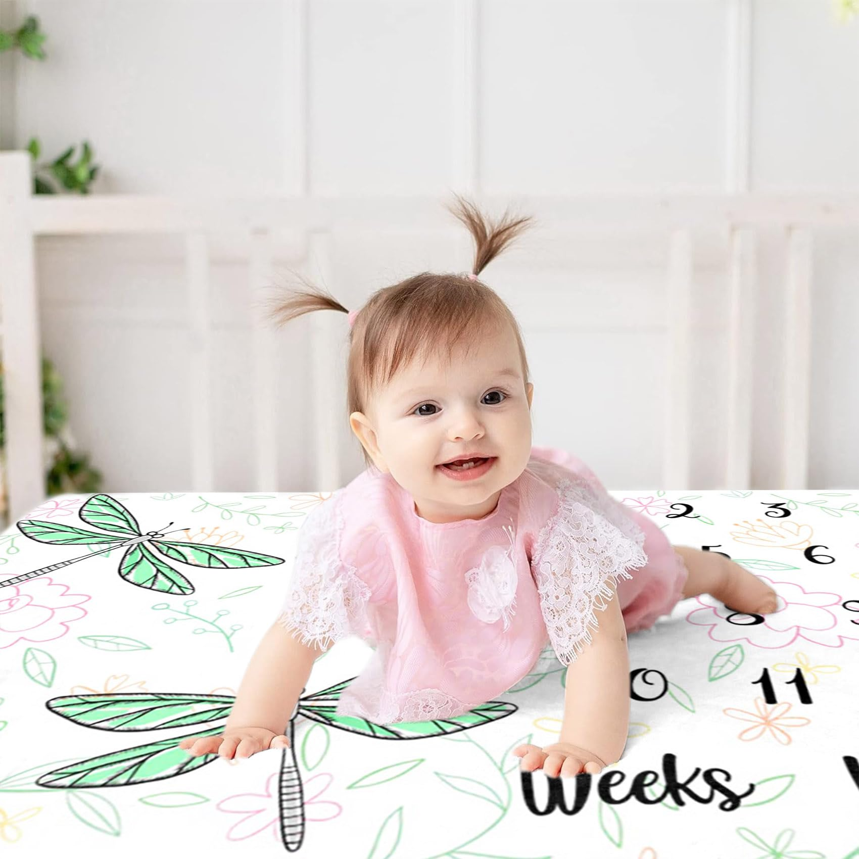 VIKAMA Dragonfly Baby Mileston - Photography Background reseña y precio
