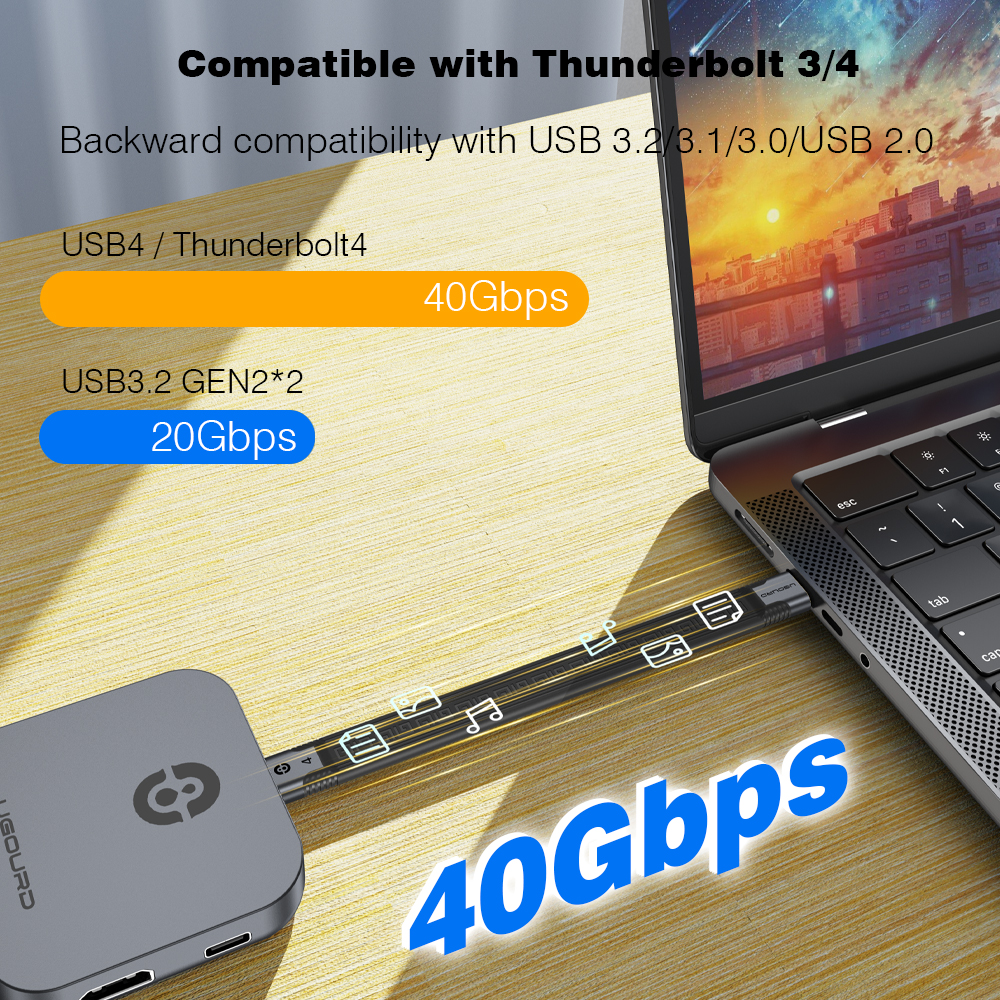 UGOURD Short USB4 Date Cable U - Photography Date reseña y precio