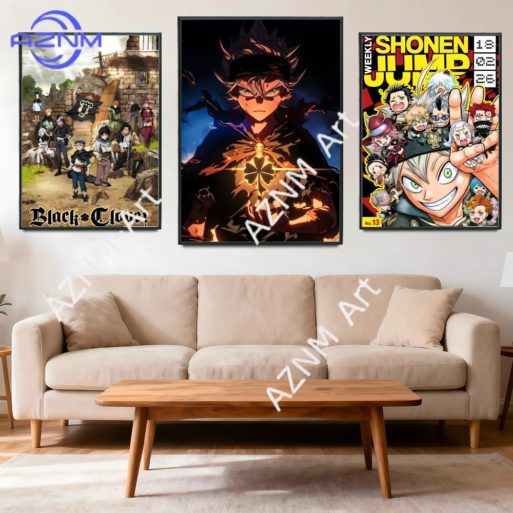 Black Clover BC anime cool Pos - Photography Anime reseña y precio