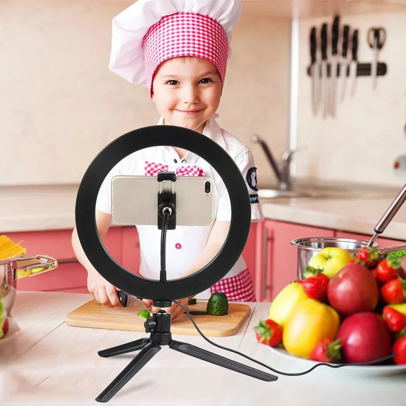 Dimmable26cm LED Ring Light Ki - Photography Darkroom reseña y precio