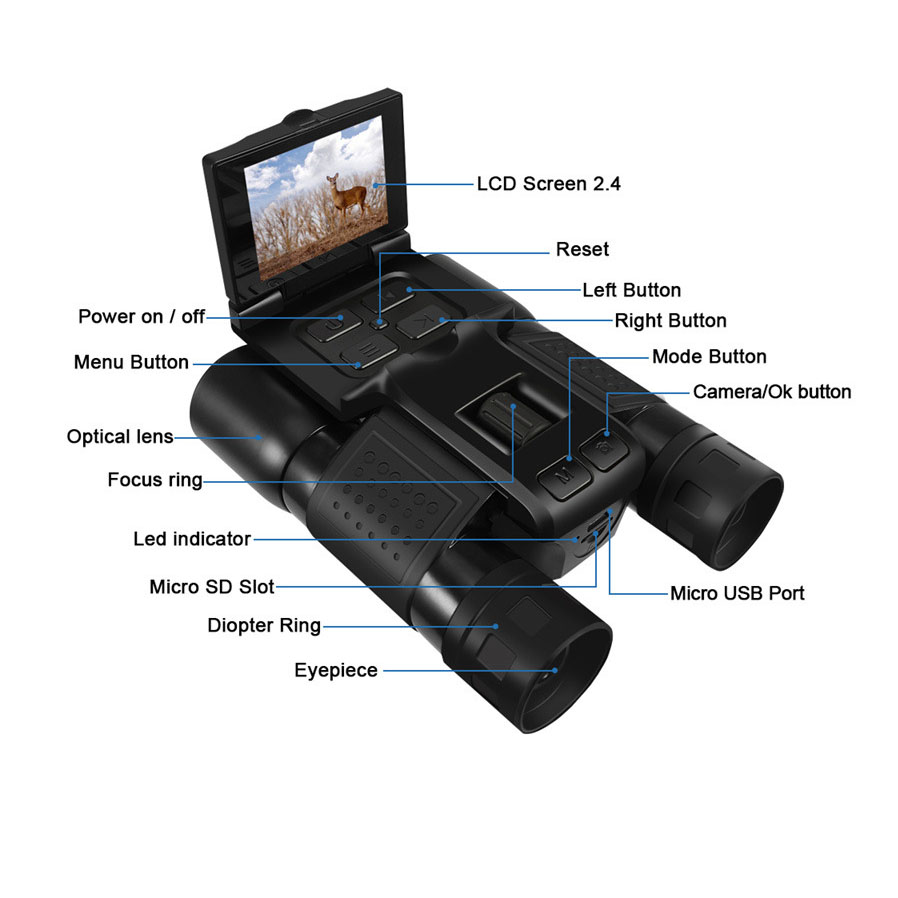 12X32 Outdoor 2.5K Digital Pho - Photography Night reseña y precio
