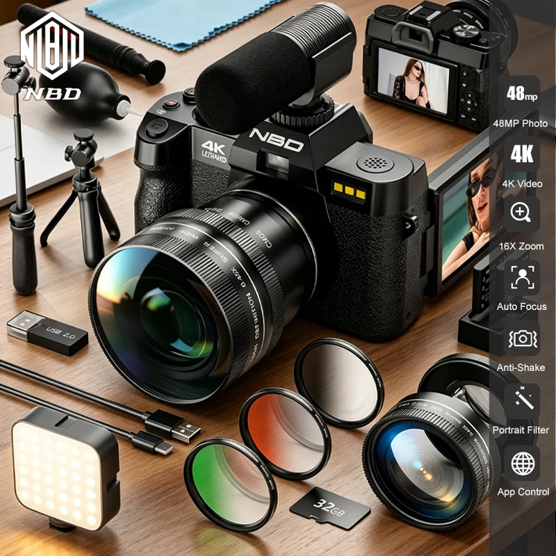 NBD Compact Digital Camera 4K  - Photography Nature Images reseña y precio