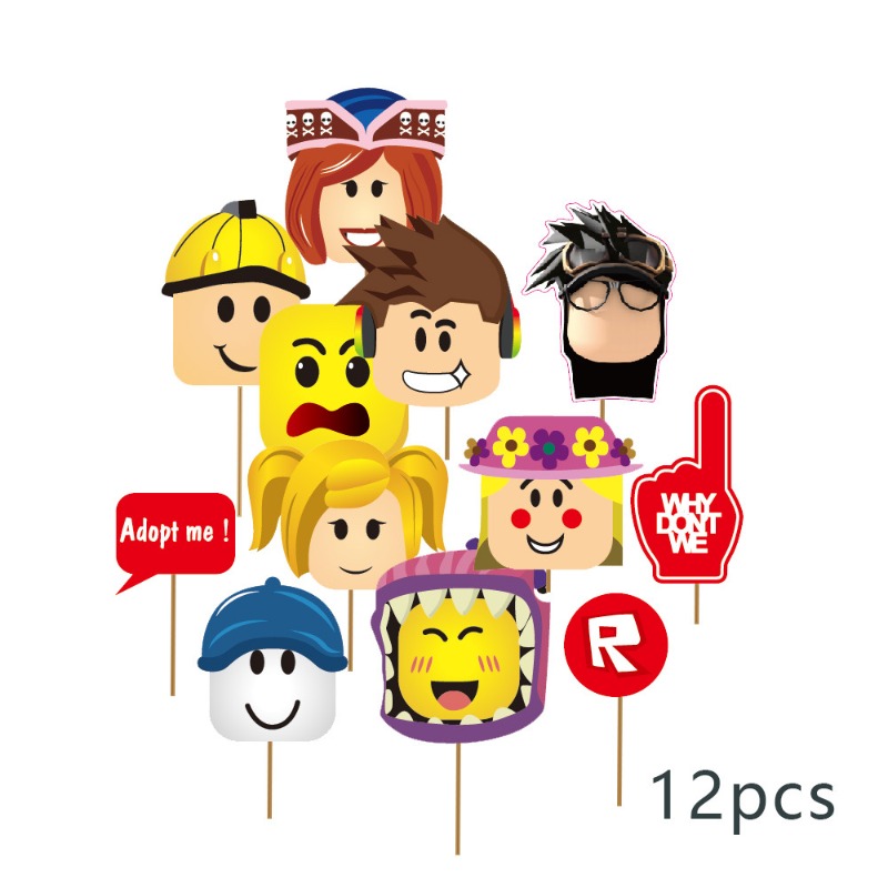 12pcs Roblox Game Themed Party - Photography Anime reseña y precio