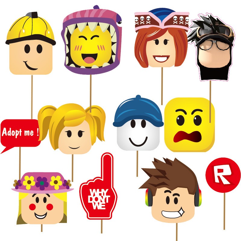12pcs Roblox Game Themed Party - Photography Anime reseña y precio