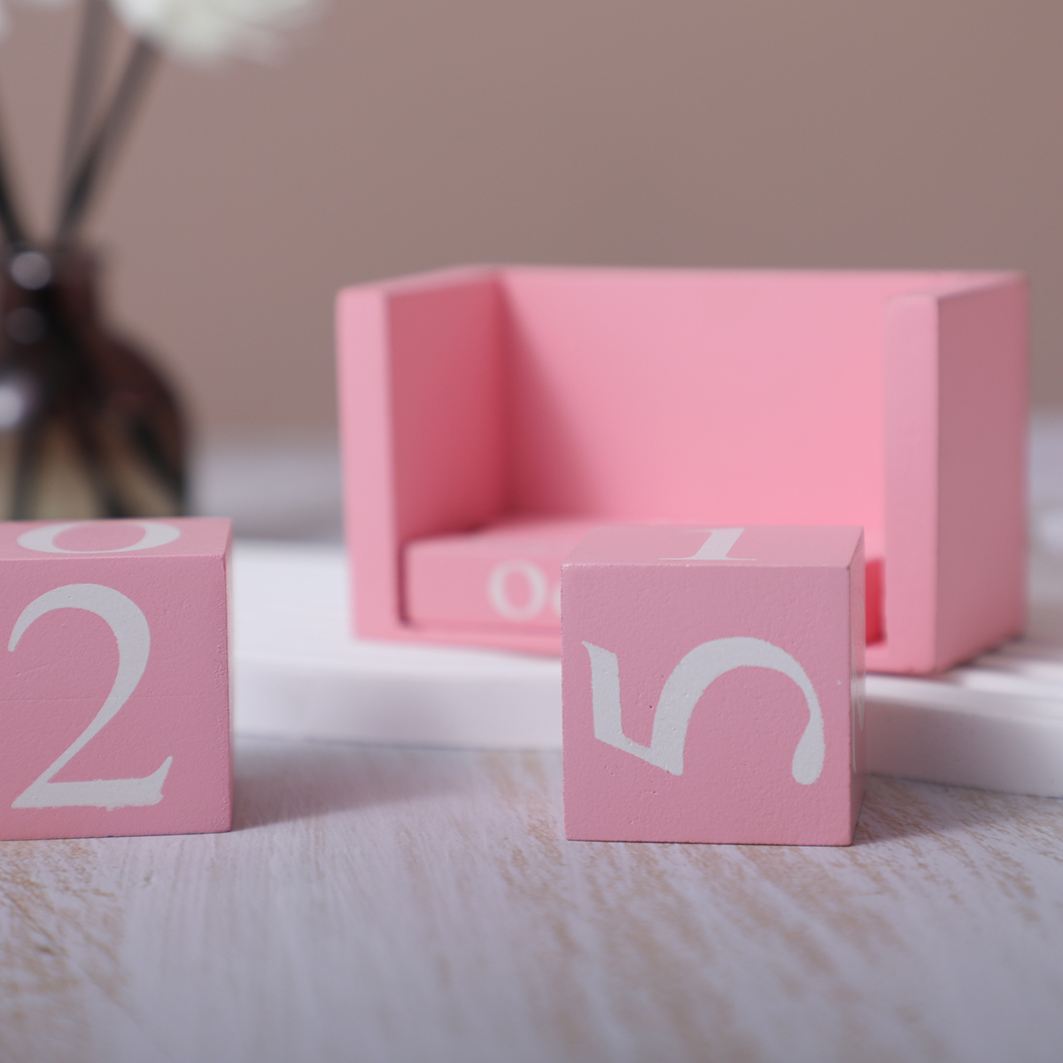 1set（6pcs）Vintage Wooden Perpe - Photography Date reseña y precio