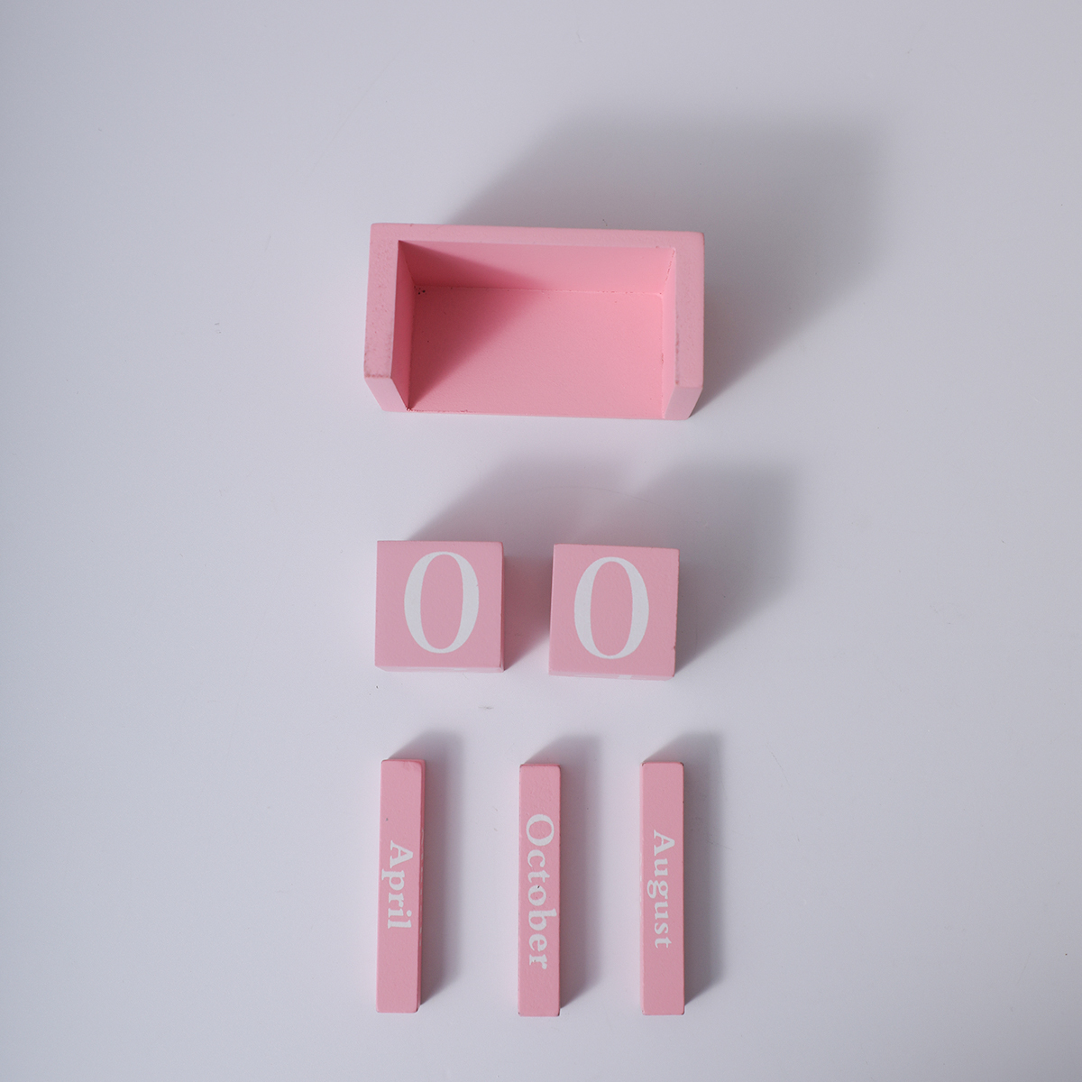 1set（6pcs）Vintage Wooden Perpe - Photography Date reseña y precio