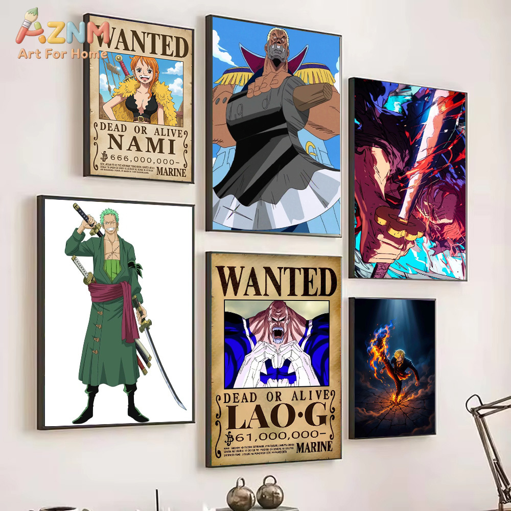 AZNM One Piece Nami Wanted Pos - Photography Anime reseña y precio
