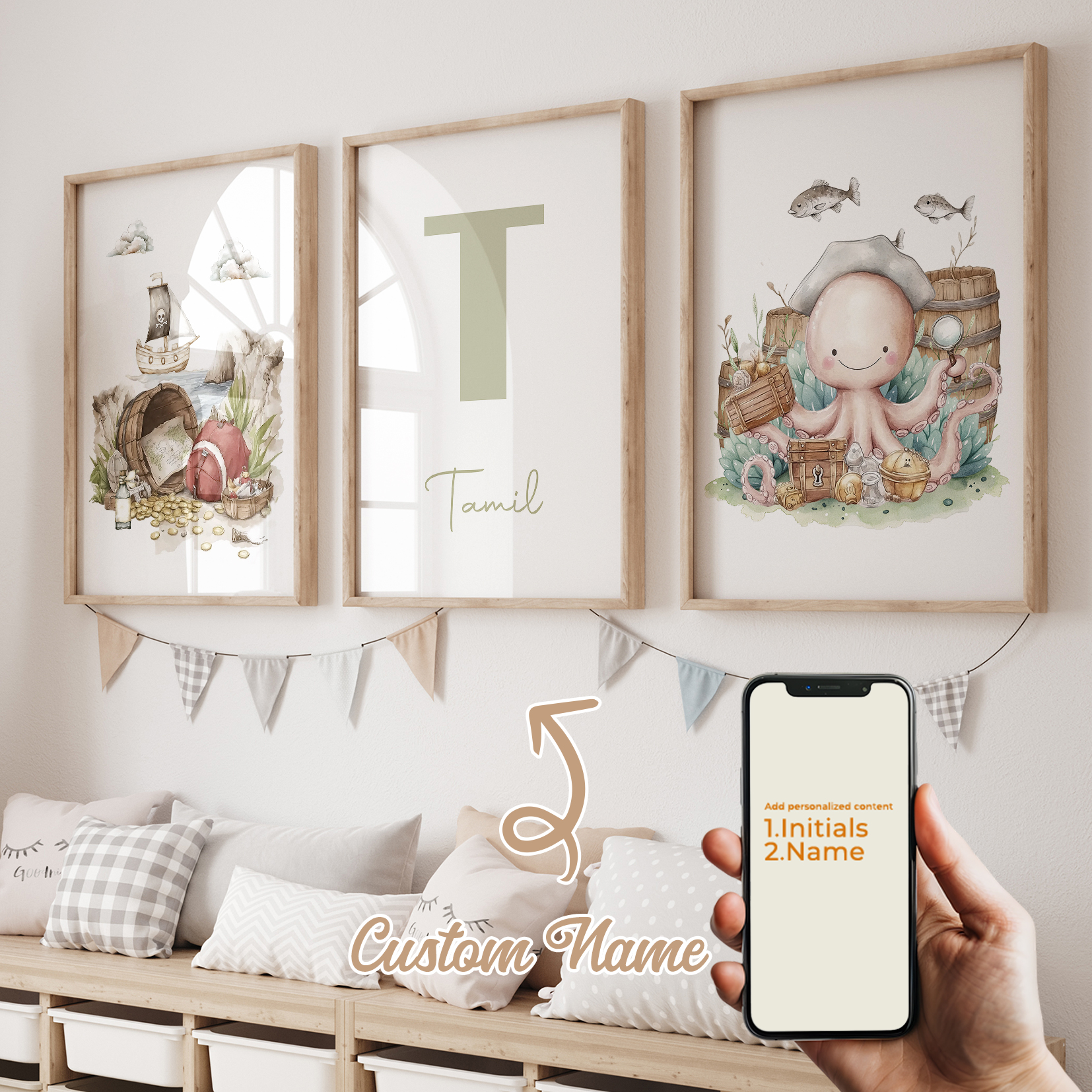 3pcs Personalized Custom Name  - Photograph Lyrics reseña y precio