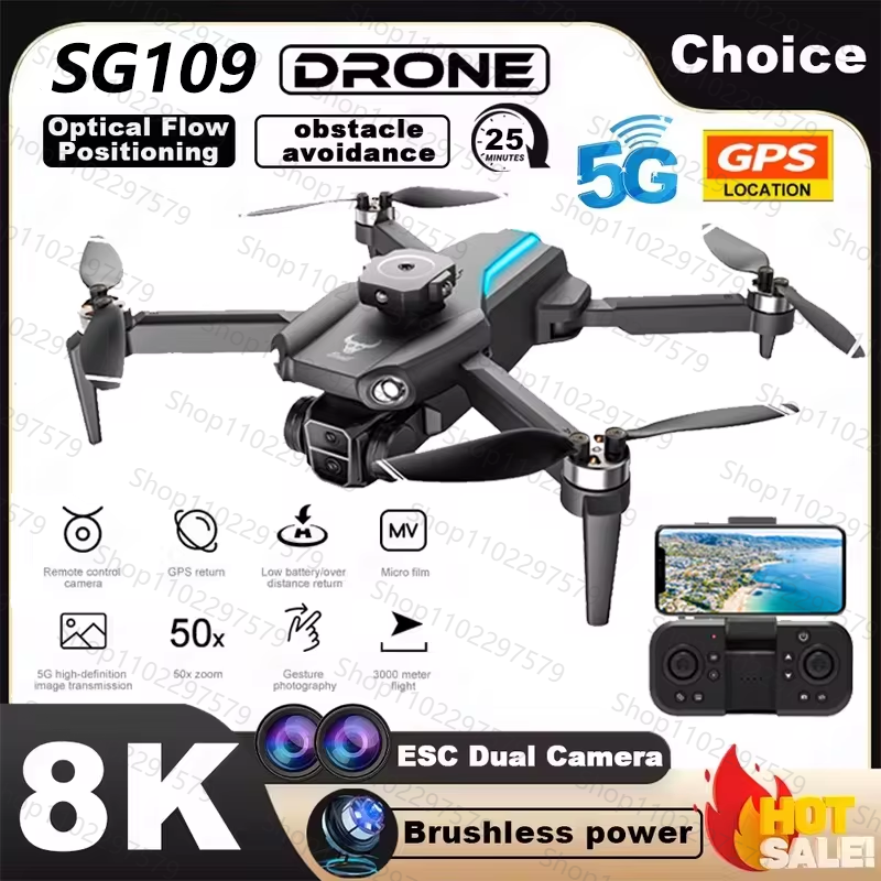 New SG109 Drone 8K Professiona - Photography High Angle reseña y precio