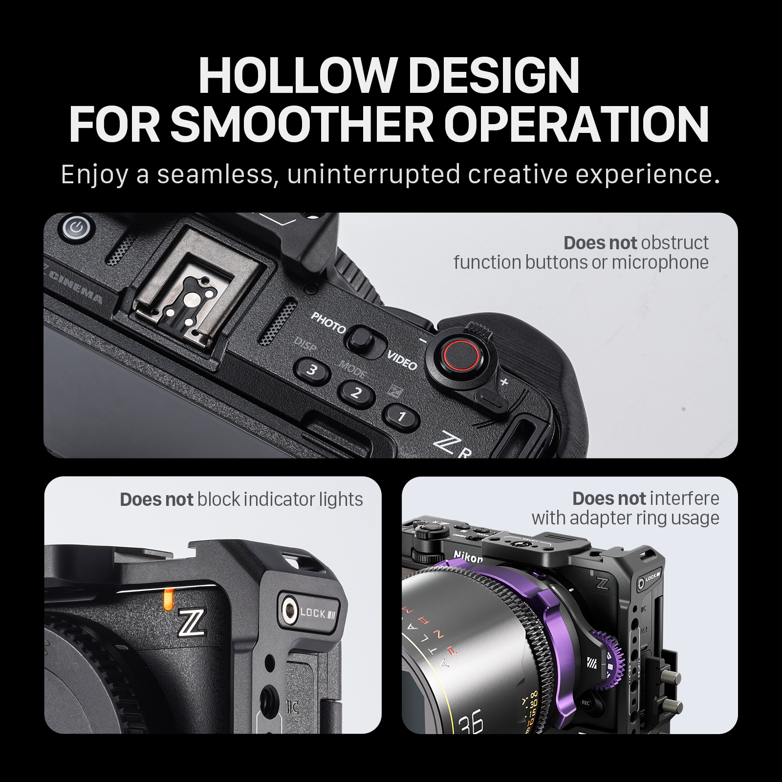 TILTA ZR Camera Cage for Nikon - Camera Cage Baseplate reseña y precio