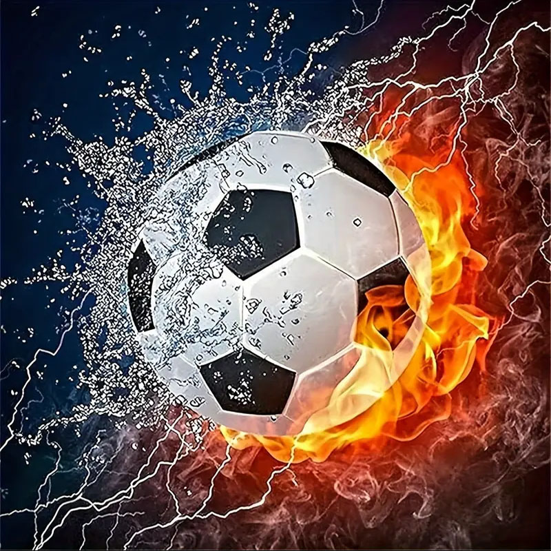 A set of football diamond pain - Photography Geometry reseña y precio