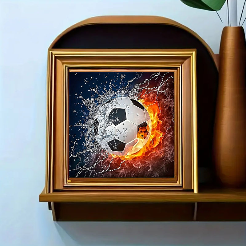 A set of football diamond pain - Photography Geometry reseña y precio