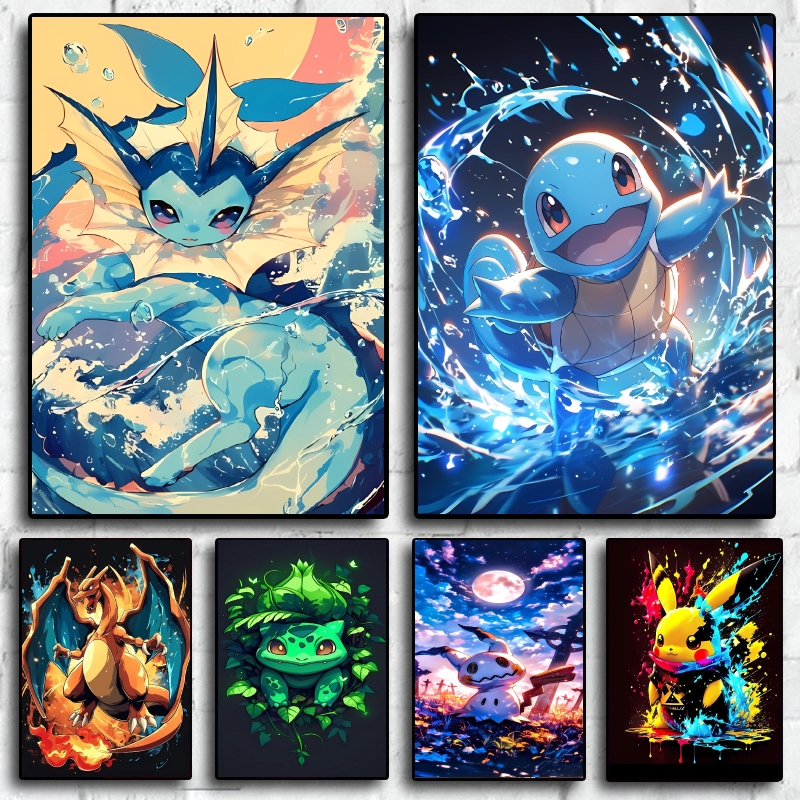 1pc frameless Canvas Paintings - Photography Anime reseña y precio