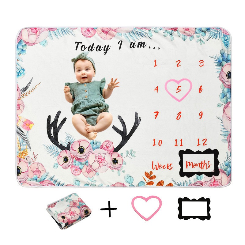 Digital Printed Flannel Milest - Photography Background reseña y precio