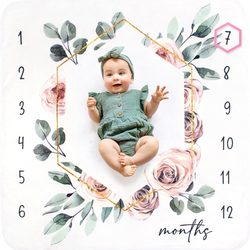 Digital Printed Flannel Milest - Photography Background reseña y precio