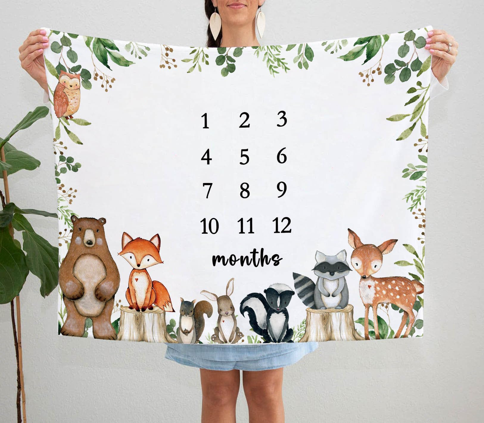 VIKAMA Little Fresh Forest Ani - Photography Background reseña y precio